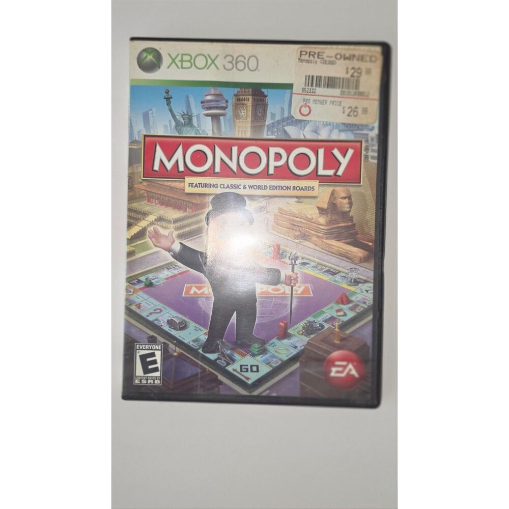 Monopoly - Xbox 360 Game - Classic Family Board Game for Console
